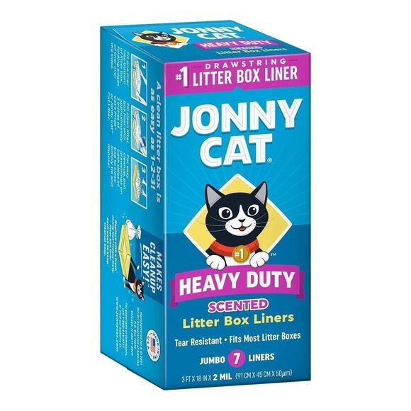 NWT Jonny Cat Scented Heavy Duty Litter Box Liners‎ - Picture 1 of 6